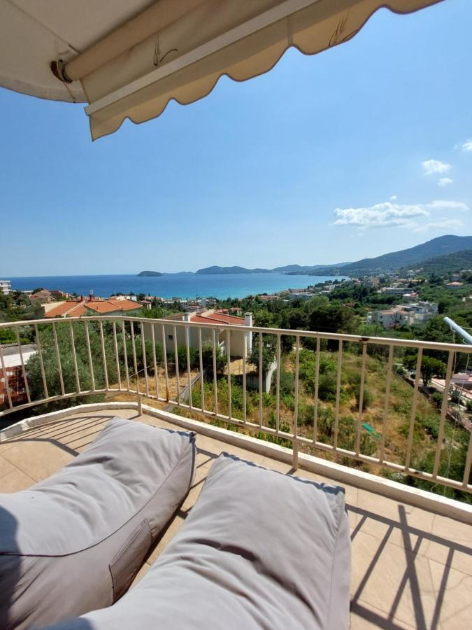 Bright View Apartment PalaiónTsiflíkion Dış mekan fotoğraf